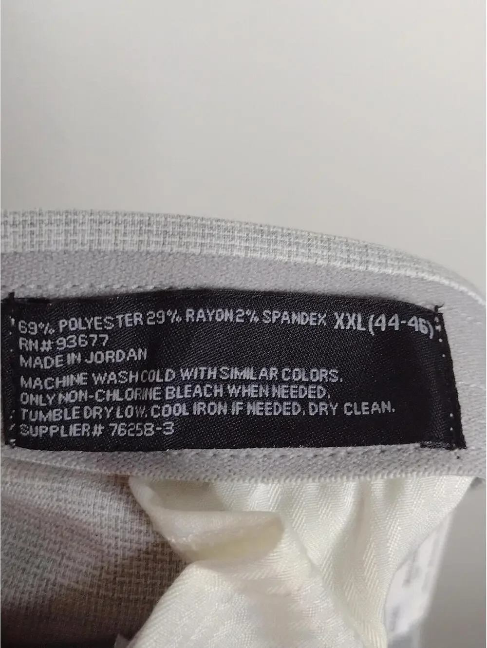NWT J.Ferrar Men's Light Gray/Big & Tall (44-46) Flat Front Pants Size XXL